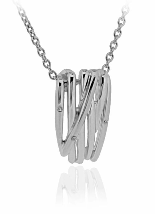 Orphelia Damen-Kette aus 925er Sterlingsilber mit Anhänger – Silber ZH-6038 - Image 2
