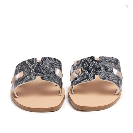 Flat Leather Sandal for Women Eva Lopez