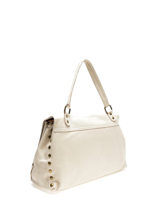 Anna Luchini SS22 AL 1766 Beige Cuir de vachette Sac - Image 2