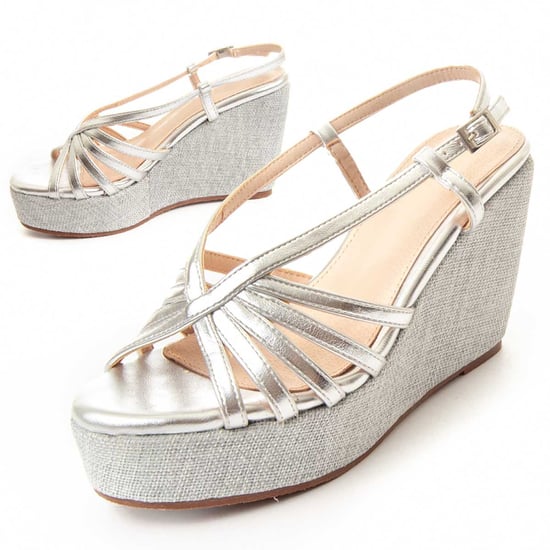 Montevita Wedge Sparto Sandale Wesparto5 in Silber - Image 1