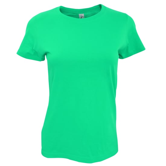 SOLS Womens/Ladies Imperial Heavy Short Sleeve T-Shirt (Emerald) - Image 1