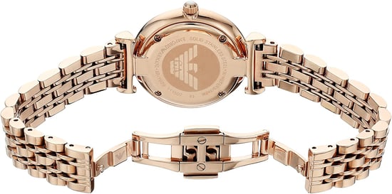Emporio Armani Gianni T-Bar Damen Rose Gold Uhr AR1909 - Image 4