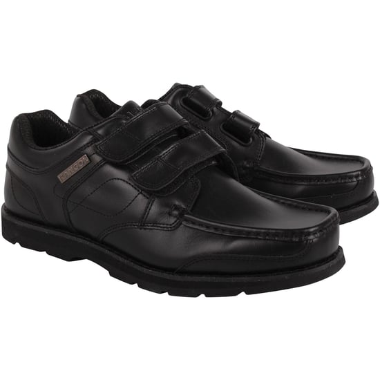 Kangol Mens Harrow Vel Smart Hook and Loop Leather Shoes