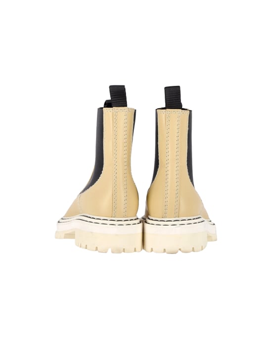 Proenza Schouler Chelsea-Stiefeletten aus beigem Leder - Image 5