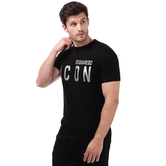 T-shirt Icon DSquared2 Pour Homme en Noir - Image 1