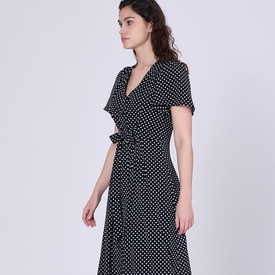 Ausgestelltes Hemdkleid mit Tupfen - Image 4