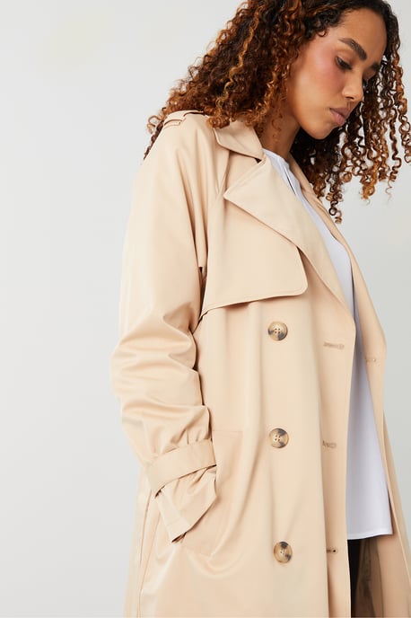 Stone 'Richie' Raglan Sleeve Trench Coat