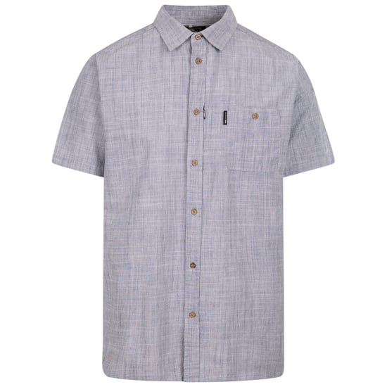 Trespass Mens Basham Woven Shirt (Dark Peacock)