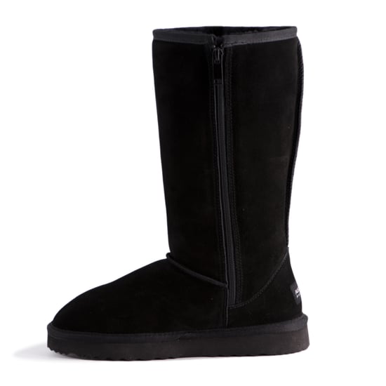 Aus Wooli "Newton" Australia Tall Zip, Black