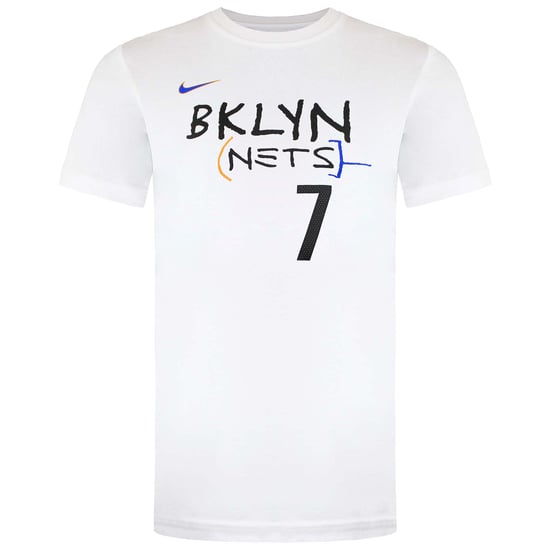 Nike NBA Brooklyn Nest 7 Kevin Durant Kinder City Edition N&N T-Shirt - Image 2
