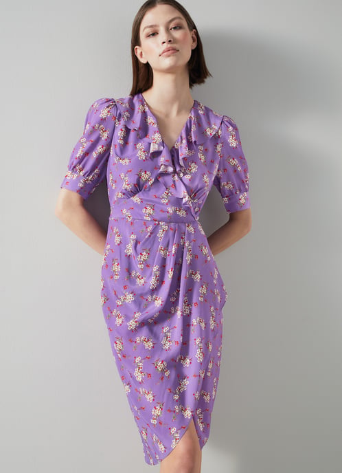 LK Bennett Ophelia Dresses, Purple