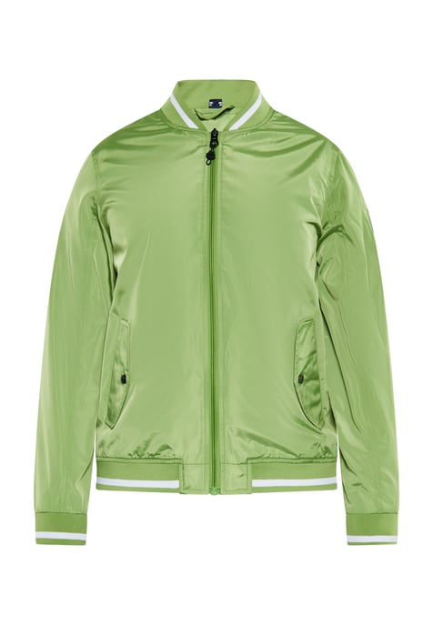 Schmuddelwedda Collegejacke Herren hellgrün - Image 1