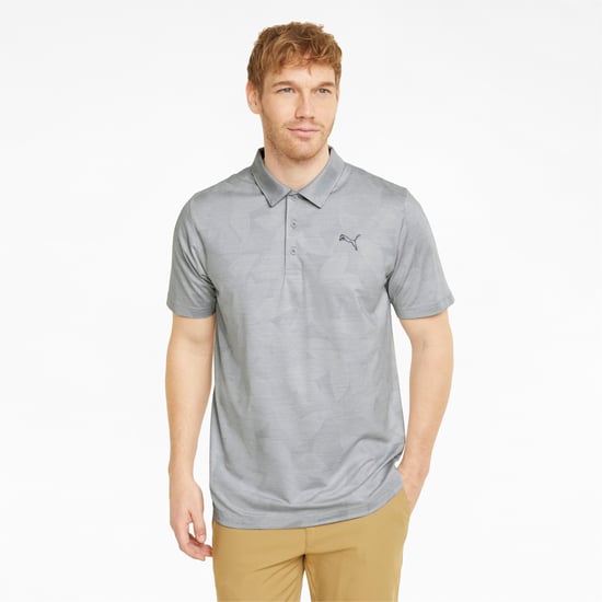 PUMA Mens CLOUDSPUN Leaflet Golf Polo Shirt