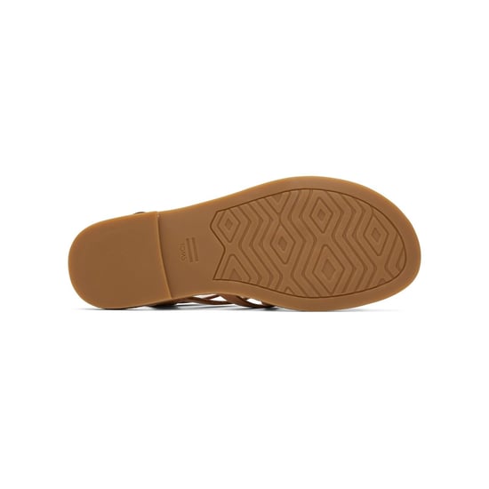 TOMS Sephina Leder Damen Sandy Beige Sandalen - Image 3