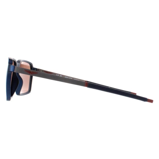 Police Square Mens Semi Matte Ruthenium Blue Brown Mirror Bronze SPLL16 Solstice 5