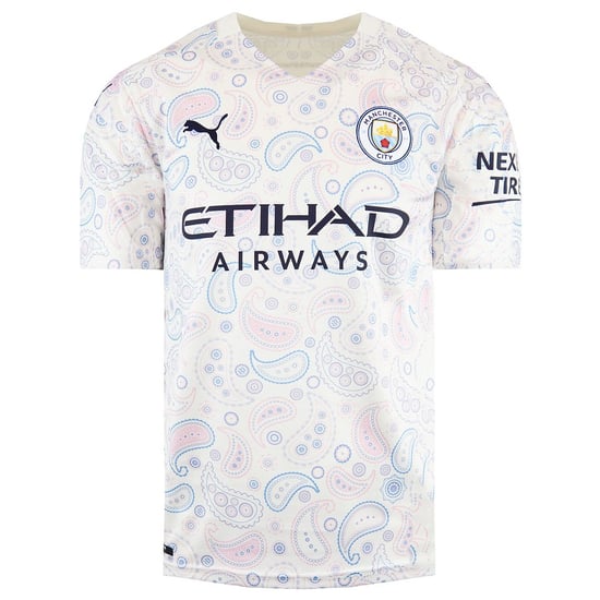 Puma FC Manchester City Herren-Fußballtrikot in Weiß - Image 1