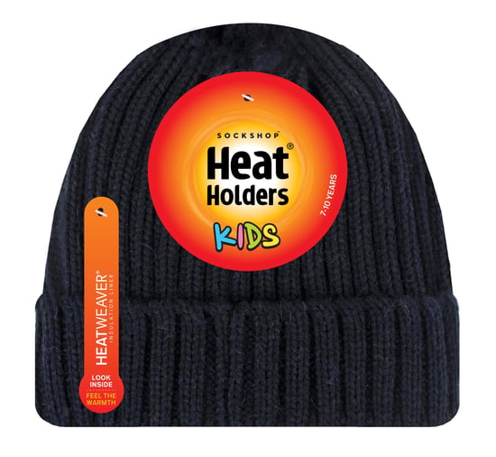 Wärmehalter - Wintermützen- und Handschuhset für Mädchen aus geripptem Material - Image 2