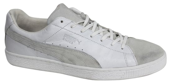 Puma States aa Herren Trainer weiße Wildleder Leder Unisex Low Shoes 359781 02 B32B - Image 1
