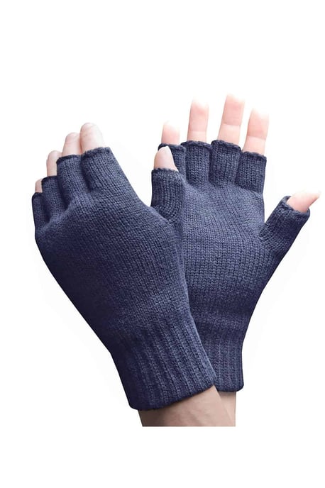 Herren Winter Warm 3.2 TOG Fleece gefüttert Isolierte Fingerlose Handschuhe - Image 1