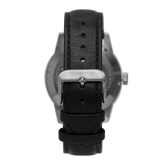Heritor Automatic Jonas Leather-Band Skeleton Watch