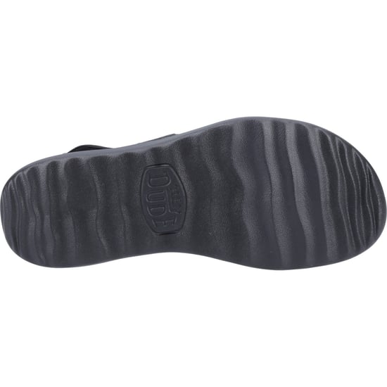HEYDUDE Collins Mono Sport Textil Damen Schwarz Sandalen - Image 3