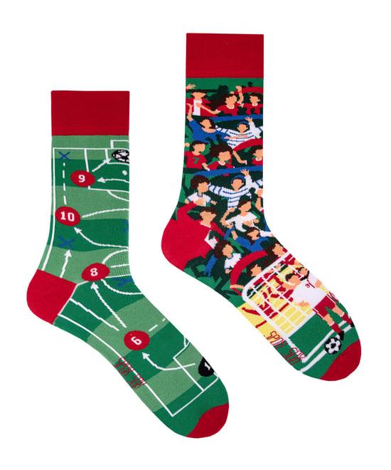 SPOX SOX Herren & Damen Mismatched Neuheit Odd Socken Fußball - Image 1