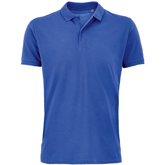 SOLS Herren Planet Pique Bio-Poloshirt (Königsblau) - Image 1