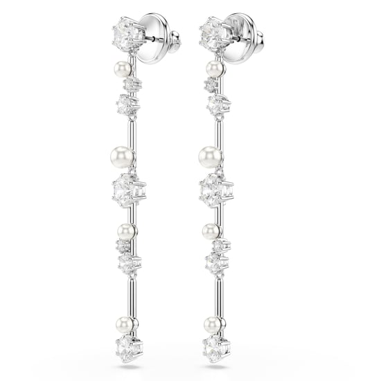 Swarovski 'Constella Bars' Damen Ohrringe aus Basismetall - Silber 5705614 - Image 3