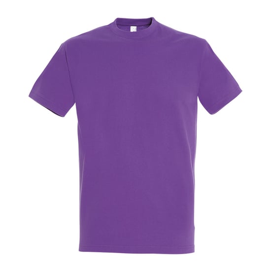SOLS Mens Imperial Heavyweight Short Sleeve T-Shirt (Hellviolett) - Image 1