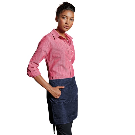 Premier Jeans Stitch Denim Waist Apron (Indigo Denim) - Image 2