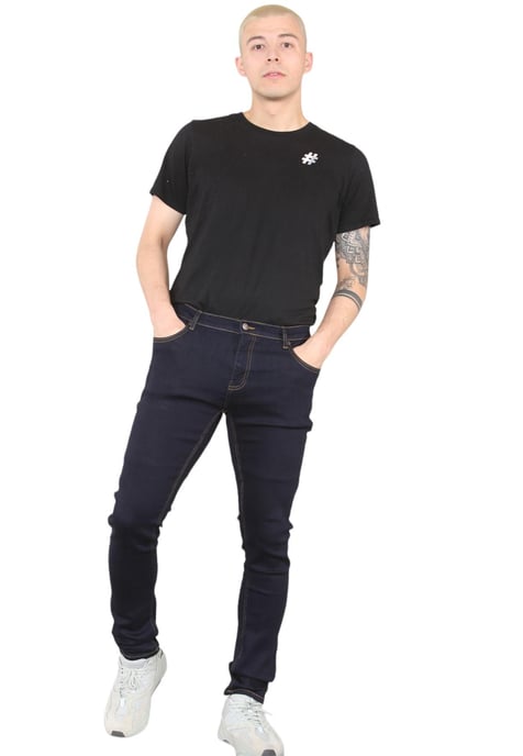 MYT Herren Skinny Fit Jeans Stretch Denim in Indigo - Image 6