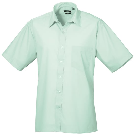 Premier Popelin Herren Hemd, kurzärmlig (Wasserblau) - Image 1