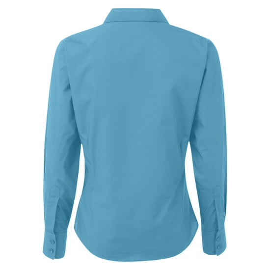 Premier - Bluse für Damen Langärmlig (Türkis) - Image 2