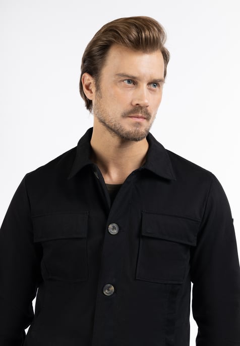Dreimaster Übergangsjacke Herren Schwarz - Image 3