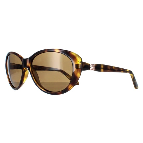 Ted Baker Oval Womens Havana Brown Gradient TB1315 Cougar