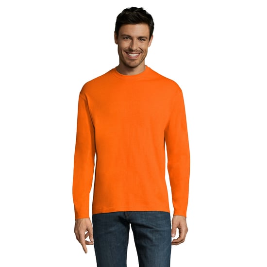 SOLS - "Monarch" T-Shirt für Herren Langärmlig (Orange) - Image 1