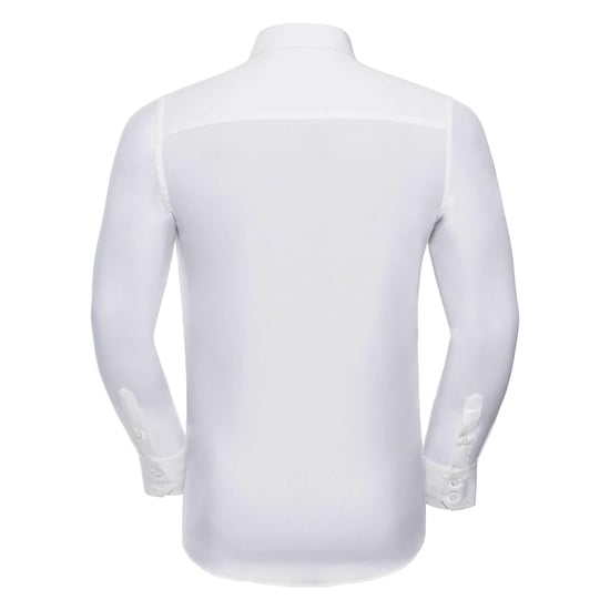 Russell Collection Männer Hemd Easy Care, langarm (Weiß) - Image 2
