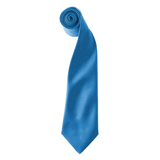 Premier Colours Herren Satin Clip Krawatte (2er Pack) (Saphir) - Image 1