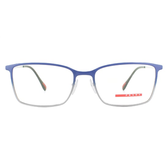 Prada Sport Rectangular Top Blue Gradient Gunmetal Mens Glasses Frames