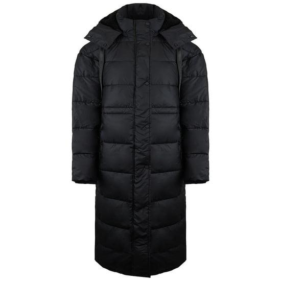 Hunter Intrepid Damen – Langer Puffermantel in Schwarz - Image 1