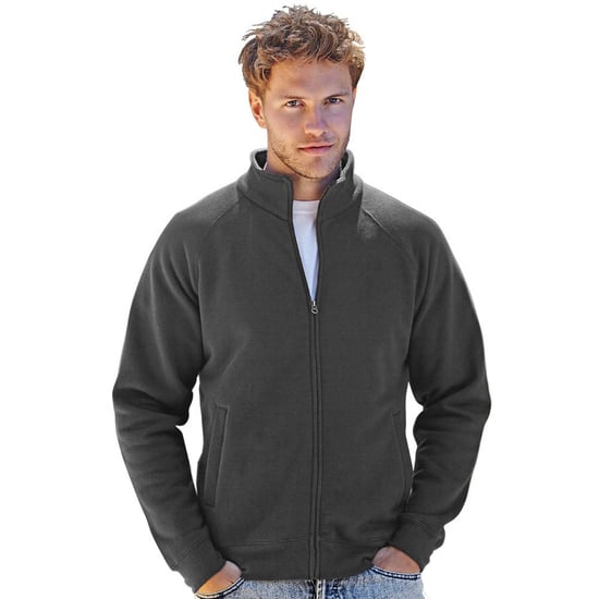 Fruit Of The Loom Herren Premium 70/30 Sweatjacke / Sweatshirt-Jacke / Sweatshirt mit Reißverschluss (Helles Anthrazit) - Image 2