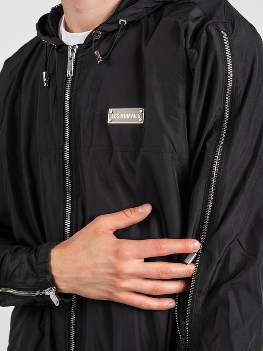 Les Hommes Jacke Windbreaker Herren schwarz - Image 6