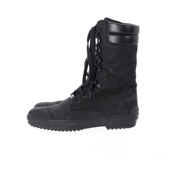 Tods' Schnürkampfstiefel aus schwarzem Wildleder - Image 2