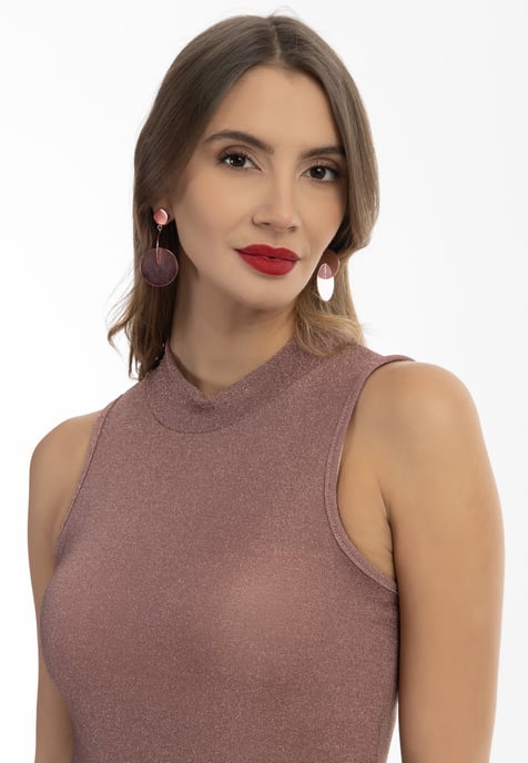 faina body in glitter optics