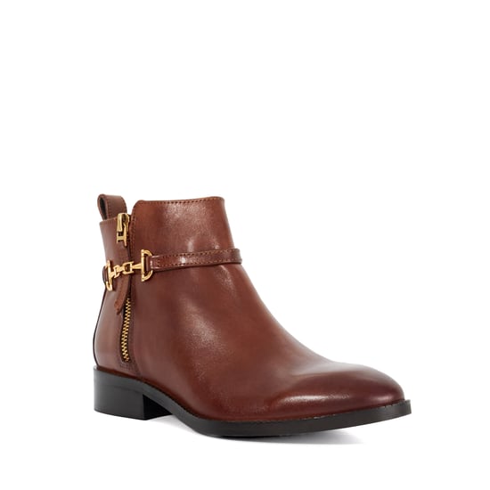 Dune Ladies Wf Parklyn - Wide Fit Leather Ankle Boots - Image 1