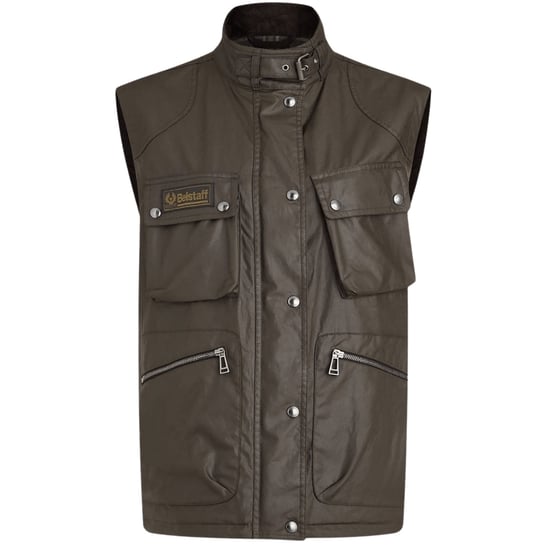 Belstaff Waxed Edition Dunkelgrüne Giletjacke - Image 1