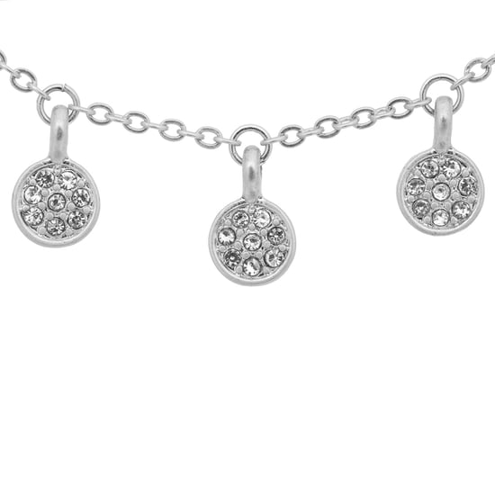 Silver Pavé Boho Choker Necklace