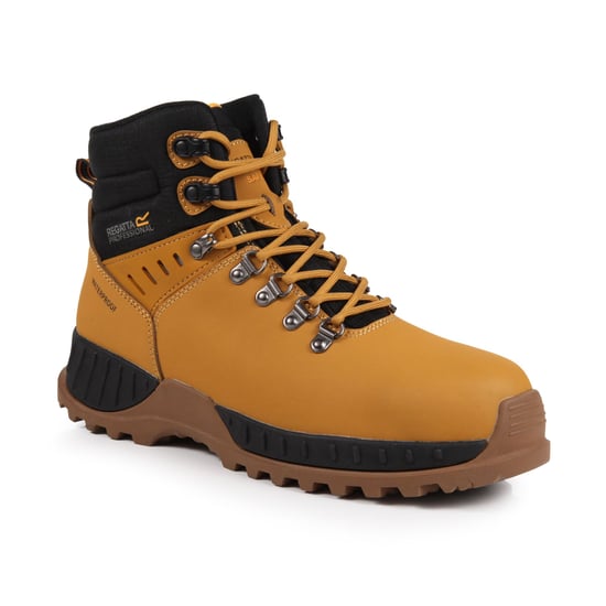 Regatta - Herren Stiefel "Grindstone", Nubukleder (Honig/Schwarz) - Image 3