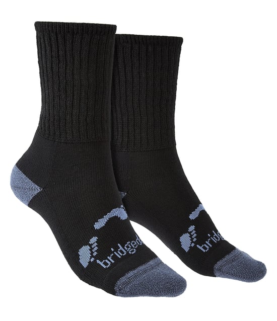 Bridgedale - Kinder Merinowolle Boot Wandern Socken - schwarz - Image 1