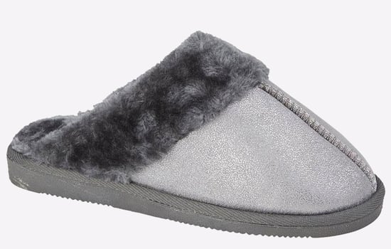 Sleepers Juliet Cuff Mule Slipper Womens
